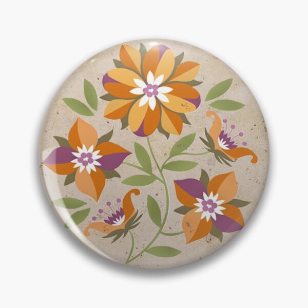 Item preview, Old Clock with Floral Face designed and sold by danastuff.