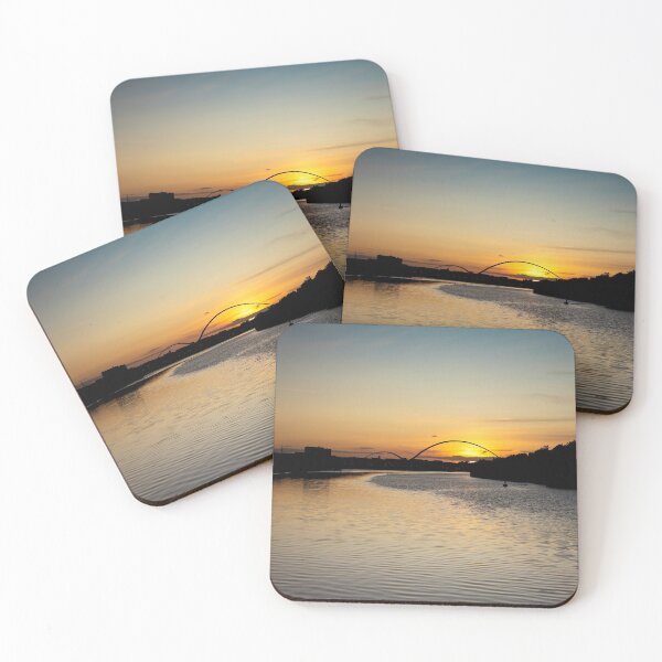 Item preview, Infinity Bridge at Sunset designed and sold by Lanean.