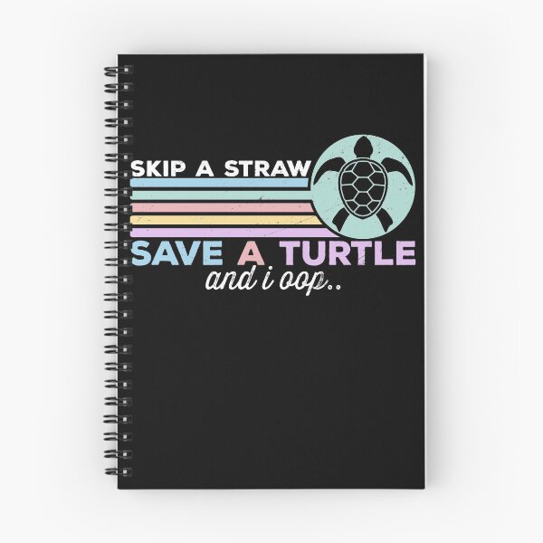 Item preview, Skip a Straw Save a Turtle. Retro Vintage SkSkSk and i oop designed and sold by majuga.