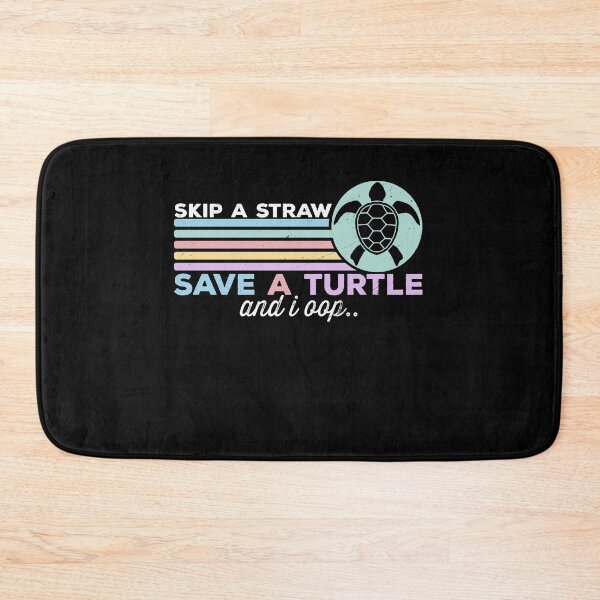 Item preview, Skip a Straw Save a Turtle. Retro Vintage SkSkSk and i oop designed and sold by majuga.