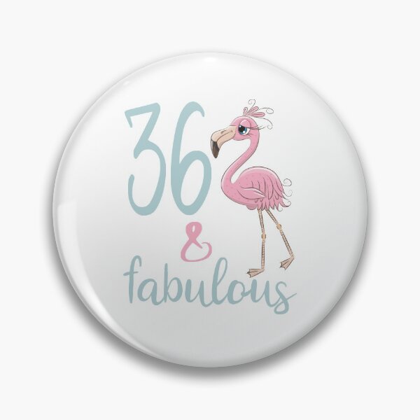 Item preview, 36 Birthday Gift For Women 36 Years Old Thirty Six Fabulous Flamingo Bday Party Outfit For Her designed and sold by FunnySunny T-Shirts.