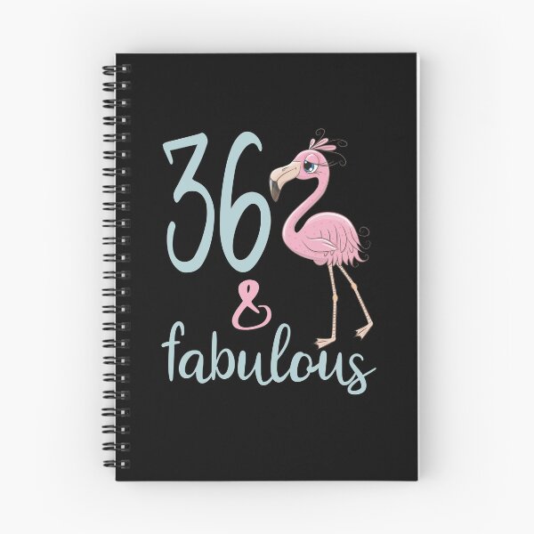Item preview, 36 Birthday Gift For Women 36 Years Old Thirty Six Fabulous Flamingo Bday Party Outfit For Her designed and sold by FunnySunny T-Shirts.