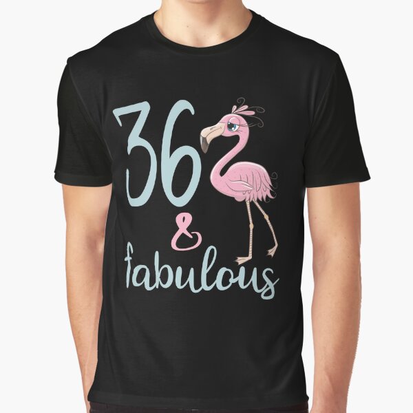 Artikel-Vorschau von 36 Geburtstagsgeschenk für Frauen 36 Jahre Sechsunddreißig fabelhafte Flamingo Bday Party Outfit für sie, designt und verkauft von FunnySunny T-Shirts.