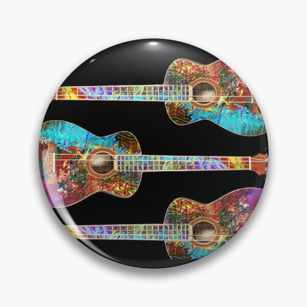 Item preview, Three Painted Baritone Ukuleles designed and sold by barrowda.