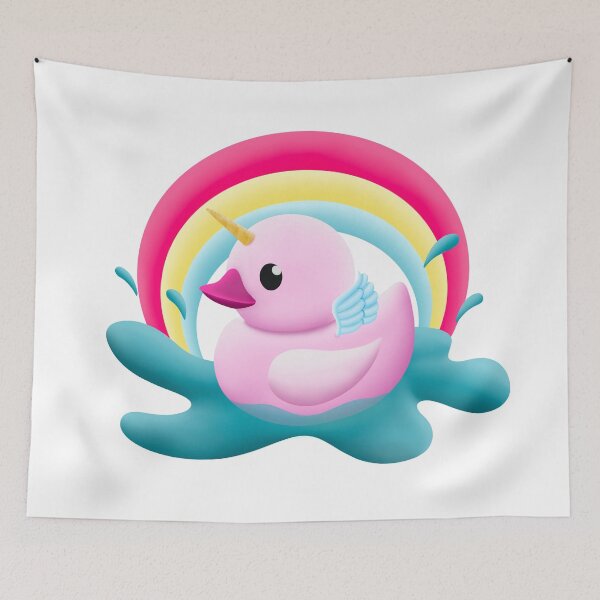 Item preview, Unicorn + rubber duck = uniduck designed and sold by Nadalo.