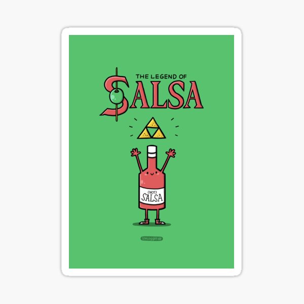 The Legend of Salsa Sticker