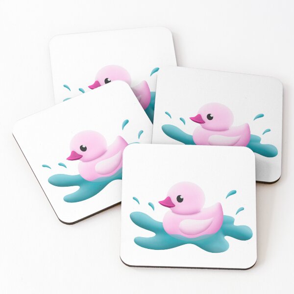 Item preview, Pink bath duck designed and sold by Nadalo.