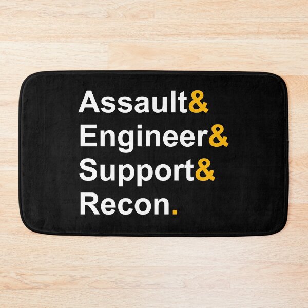 Item preview, Assault, Engineer, Support & Recon designed and sold by DiscoBoogie.
