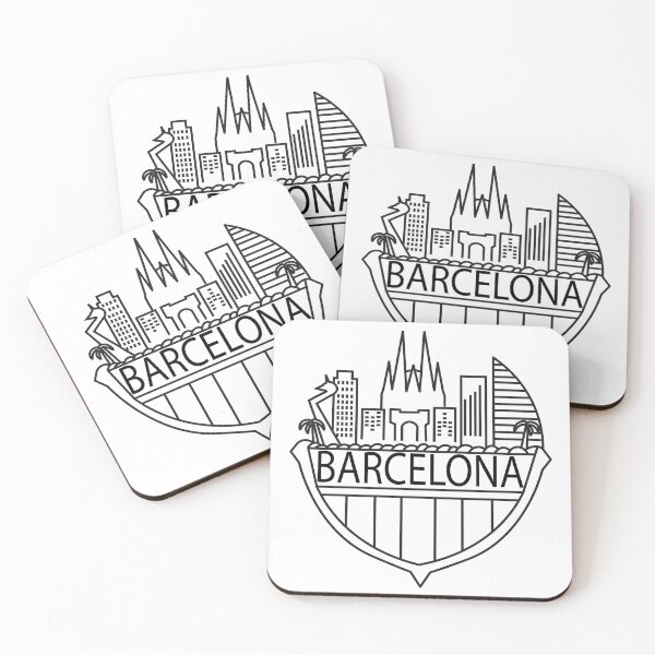 Item preview, Barcelona City Skyline designed and sold by StudioDante.