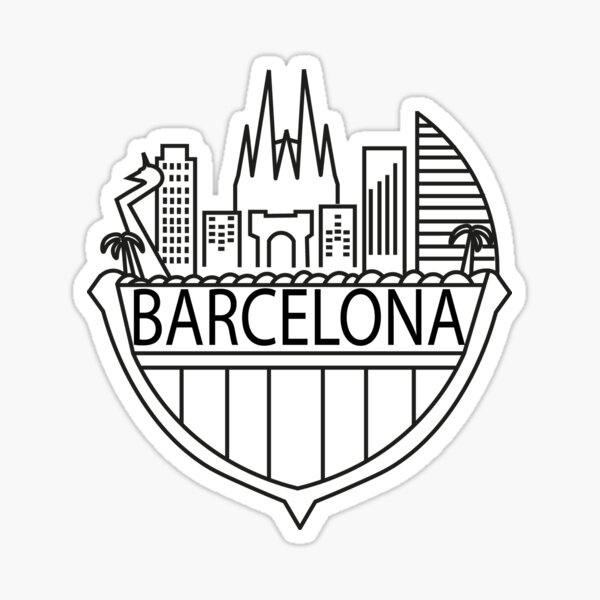 Item preview, Barcelona City Skyline designed and sold by StudioDante.