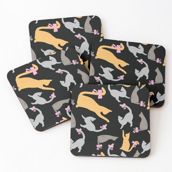 Item preview, Cats with ribbons on tails designed and sold by SaraM-design.
