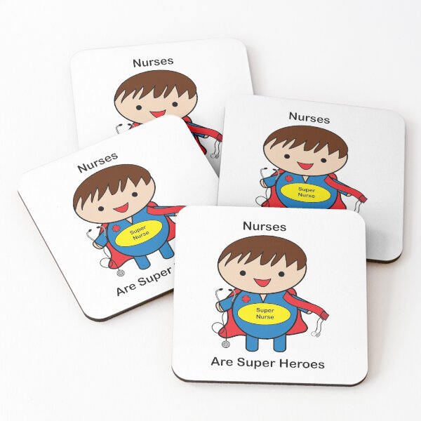 Item preview, Nurse Super Hero Male Kawaii designed and sold by ValeriesGallery.