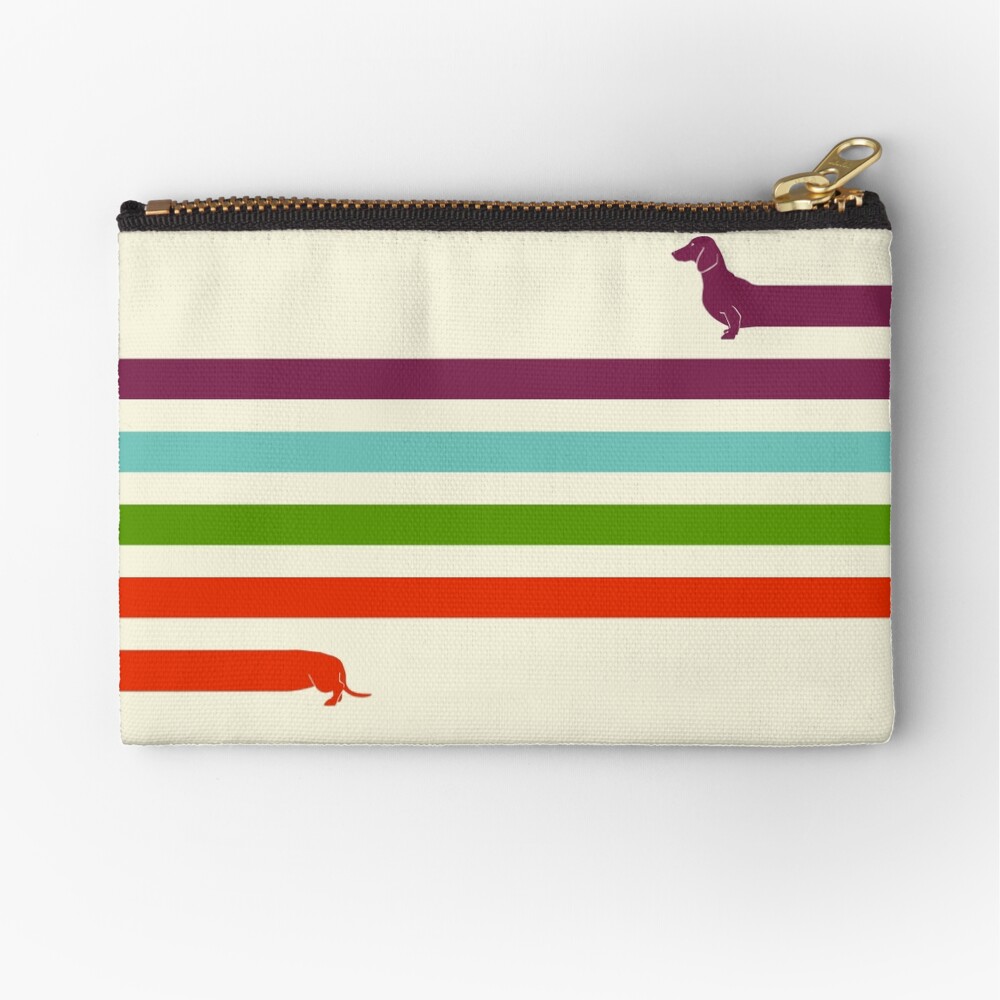 (Very) Long Dachshund Zipper Pouch