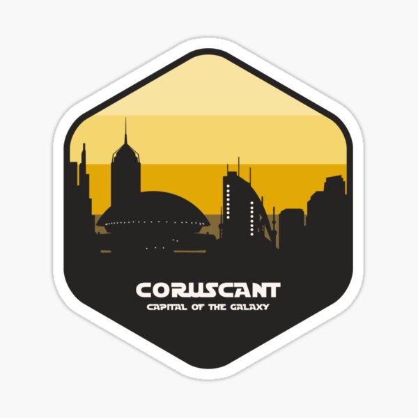Coruscant Sticker