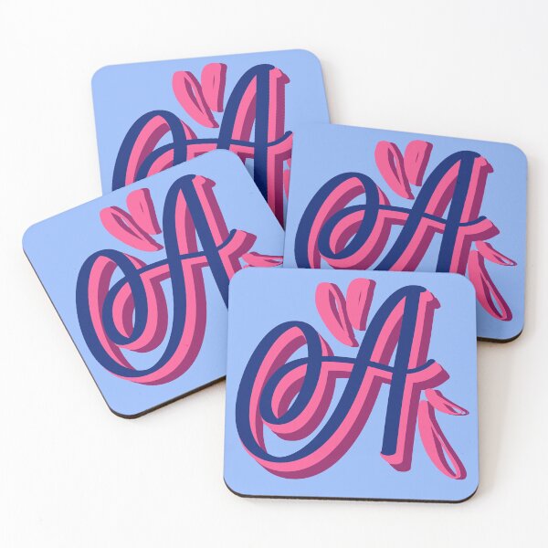 Item preview, A - creative monogram lettering of letter designed and sold by Ilze Lucero.