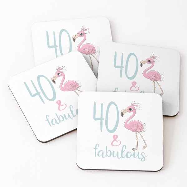 Item preview, Womens 40 Years Old Bday Gift Fabulous Flamingo 40th Birthday Party Outfit For Her designed and sold by FunnySunny T-Shirts.