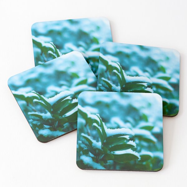 Item preview, Snow on Leaves designed and sold by themonigallery.