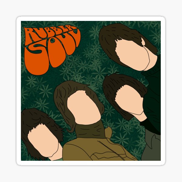 rubber soul Sticker