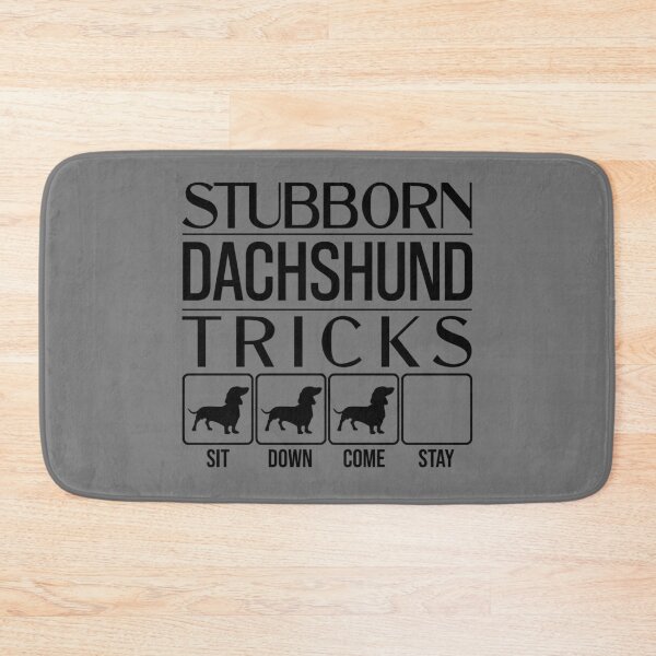 Item preview, Funny Dachshund Design: Stubborn Dachshund Tricks / Stubborn Dog Tricks, funny gift idea designed and sold by HEJAshirts.
