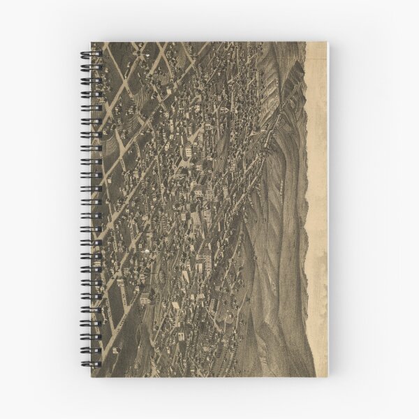 Item preview, Vintage Pictorial Map of Helena Montana (1883) designed and sold by BravuraMedia.