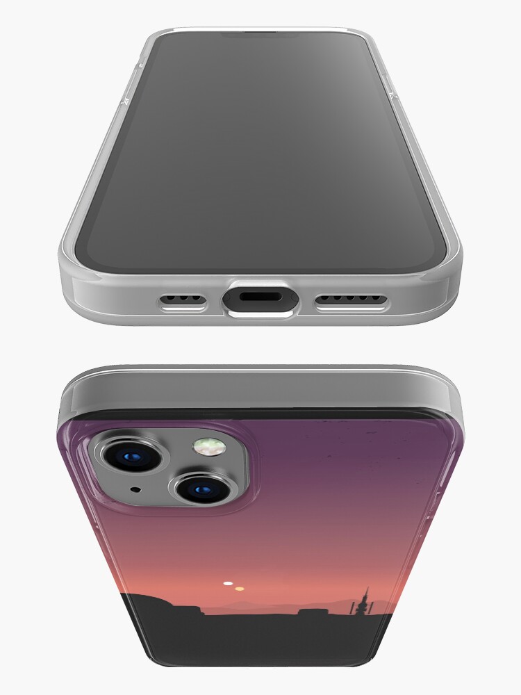 Alternate view of Purple Land iPhone Case