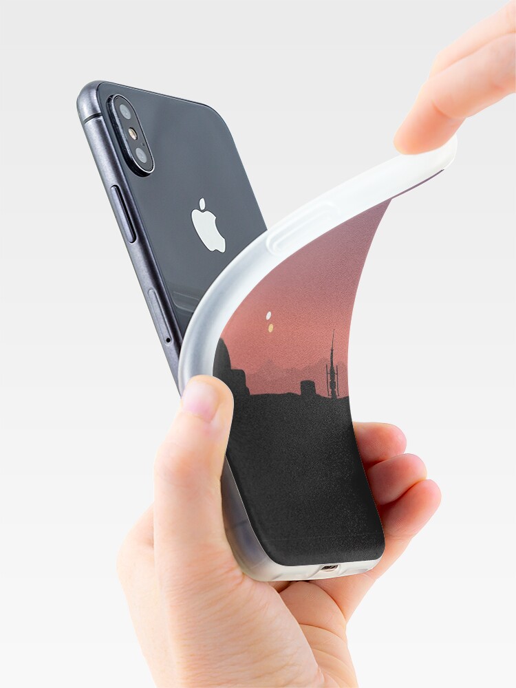 Alternate view of Purple Land iPhone Case
