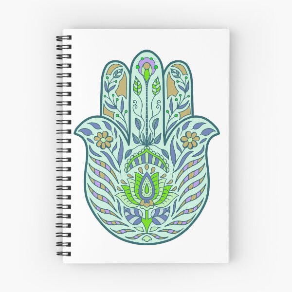 Item preview, Hamsa Hand Motif in Mint designed and sold by Lisa Barry.