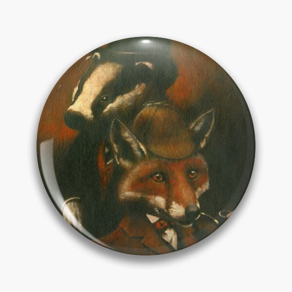 Item preview, Fox And Badger Holmes And Watson designed and sold by mictomart.