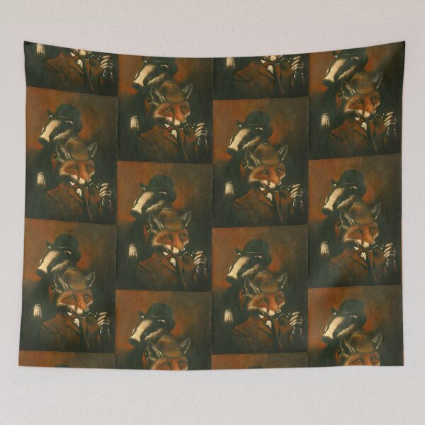 Item preview, Fox And Badger Holmes And Watson designed and sold by mictomart.