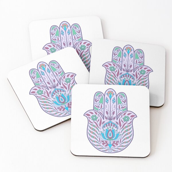 Item preview, Hamsa Hand Motif in Mauve designed and sold by Lisa Barry.
