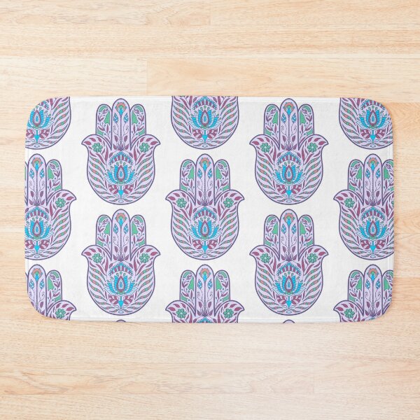 Item preview, Hamsa Hand Motif in Mauve designed and sold by Lisa Barry.