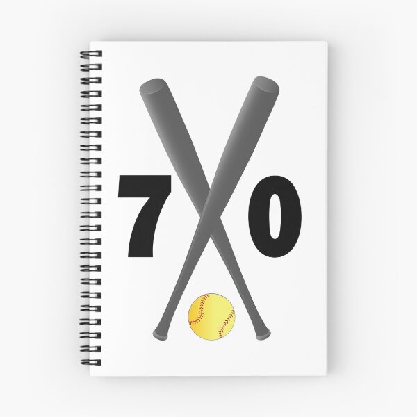Item preview, Softball number 70 - seventy with bats and ball designed and sold by AllShirts21.