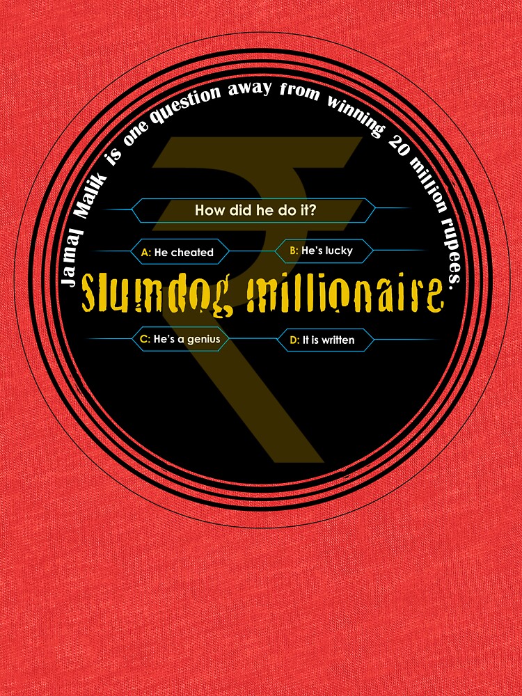 slumdog millionaire t shirt