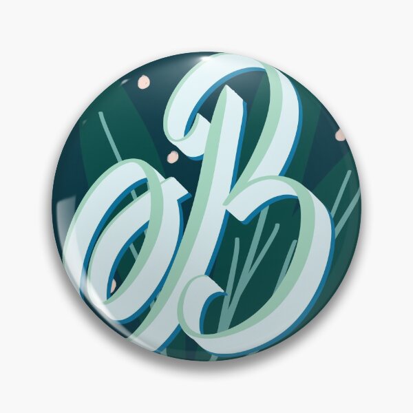 Item preview, B - creative monogram scripted lettering of letter designed and sold by Ilze Lucero.