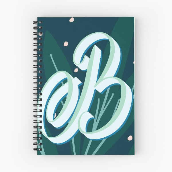 Item preview, B - creative monogram scripted lettering of letter designed and sold by Ilze Lucero.