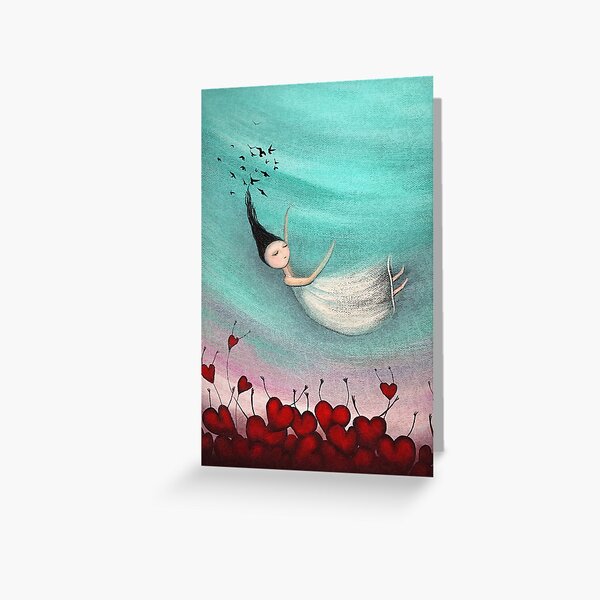 Love is a soft place to fall Greeting Card