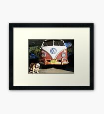 He Says ..... Framed Print