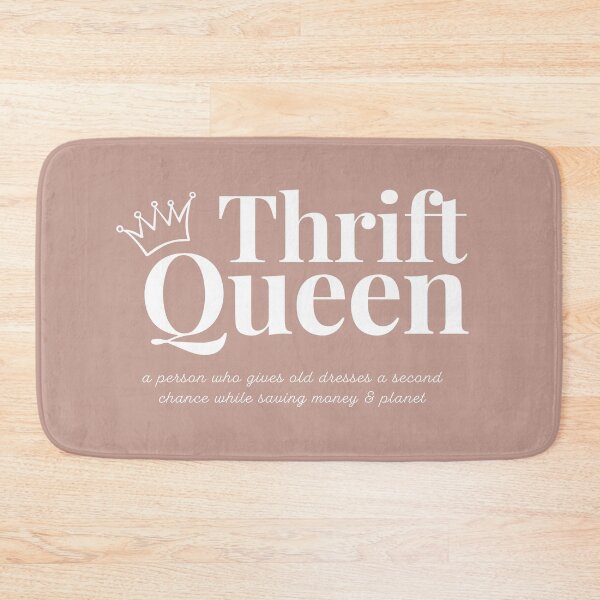 Item preview, "THRIFT QUEEN" for a Thrift Lover ( Dusty Pink ) designed and sold by bohovibes.