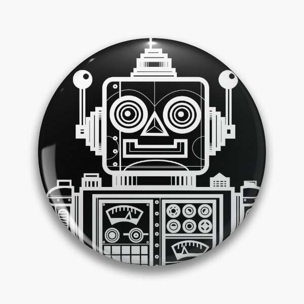 Item preview, Vintage Toy Robot V2 designed and sold by wottoart.