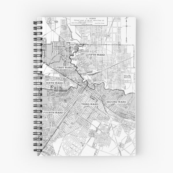 Item preview, Vintage Map of Houston (1920) designed and sold by BravuraMedia.