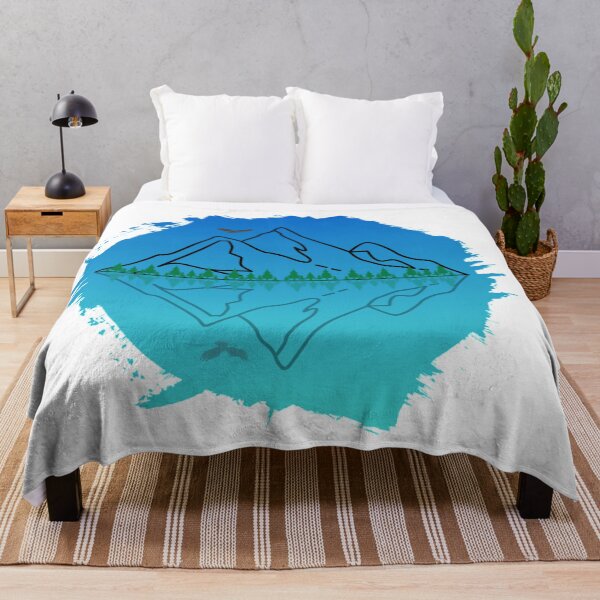 Item preview, Tranquil Waters Mountain Scene designed and sold by creativechimera.