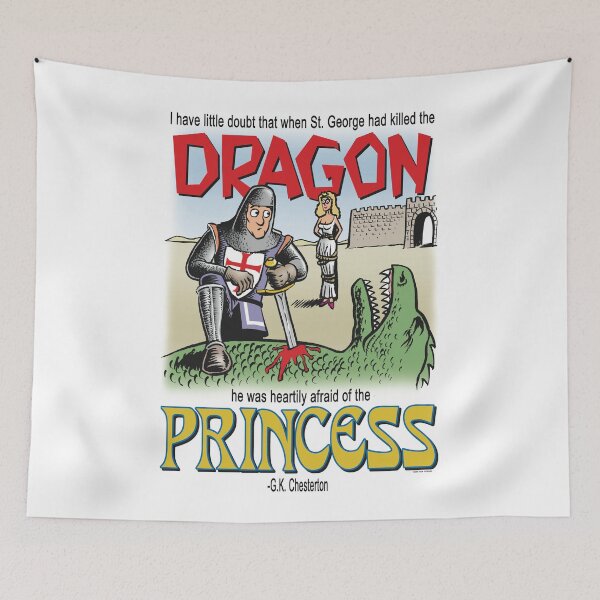 Item preview, Now St. George faces his first challenge! designed and sold by Allen Peterson.