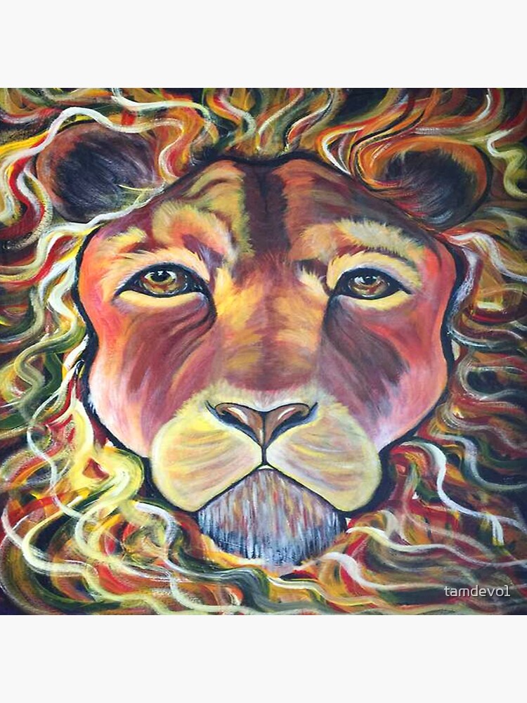 "Original Abstract Leo Lion Art Vibrant Colors Beautiful Canvas Prints