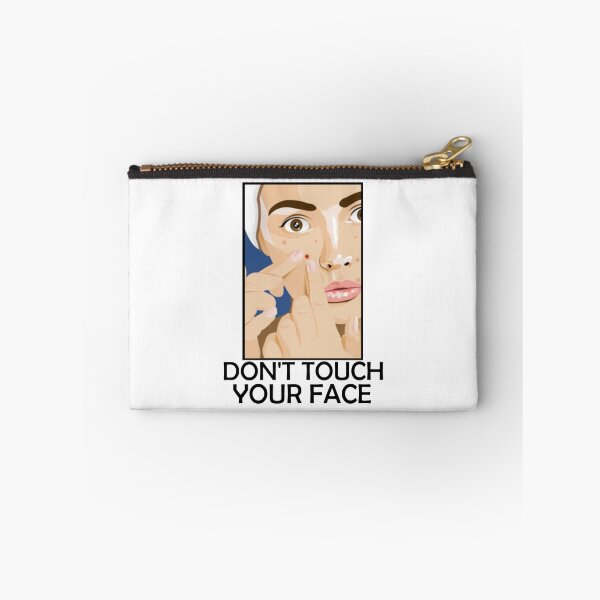 Item preview, Don't Touch Your Face-Black text designed and sold by denini7.