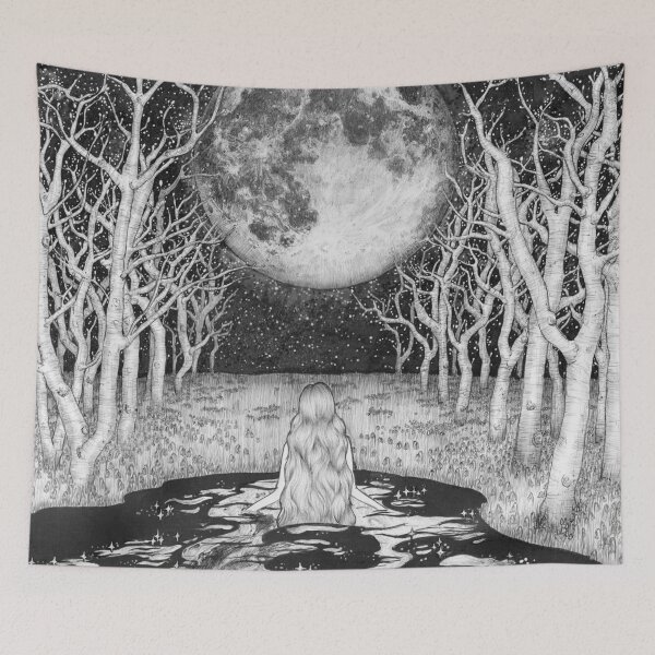 Item preview, The Moonlight Bather designed and sold by ECMazur Art.