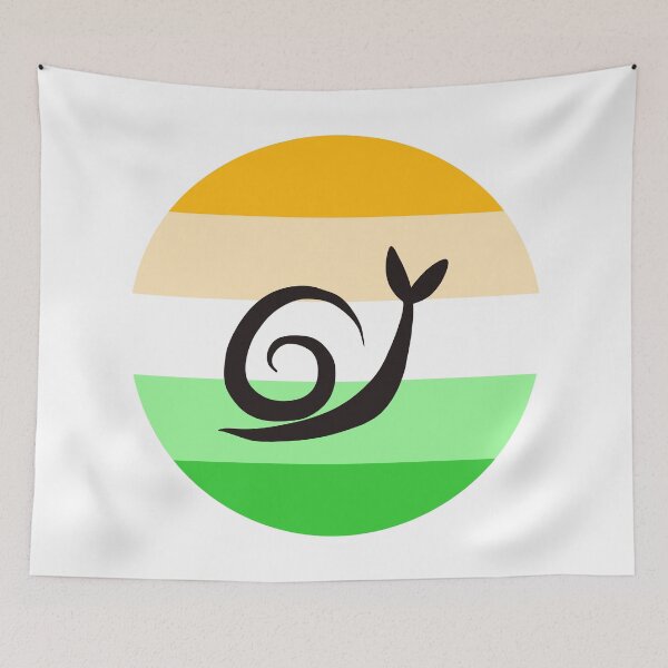 Item preview, NBLNB Enbian Minimalist Pride Snail Logo designed and sold by PrideSnails.