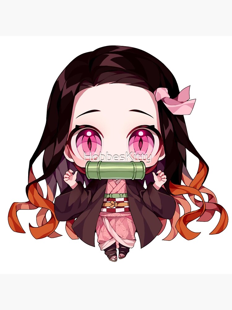 Póster «Nezuko Anime Chibi» de HobbesKitty | Redbubble