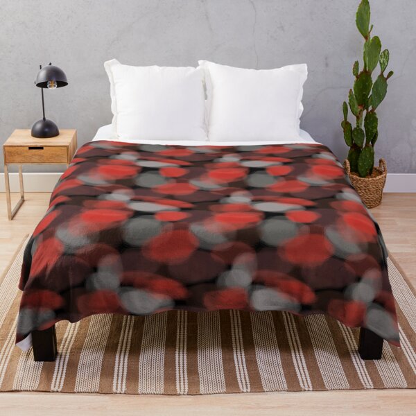 Item preview, abstract patches or pebbles in grey brown red designed and sold by susyrdesign.