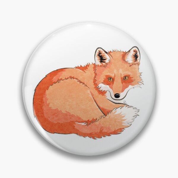 Item preview, Curled Fox designed and sold by Angele Gougeon.