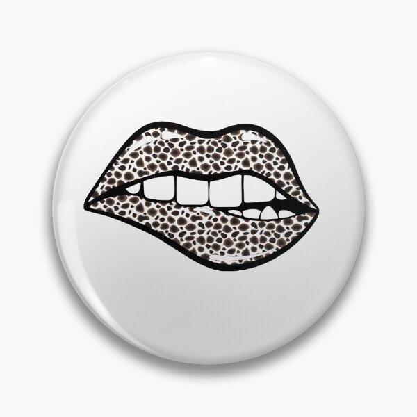 Item preview, Lips, Sexy Lips, Bite Me, Animal Print designed and sold by Khalu.